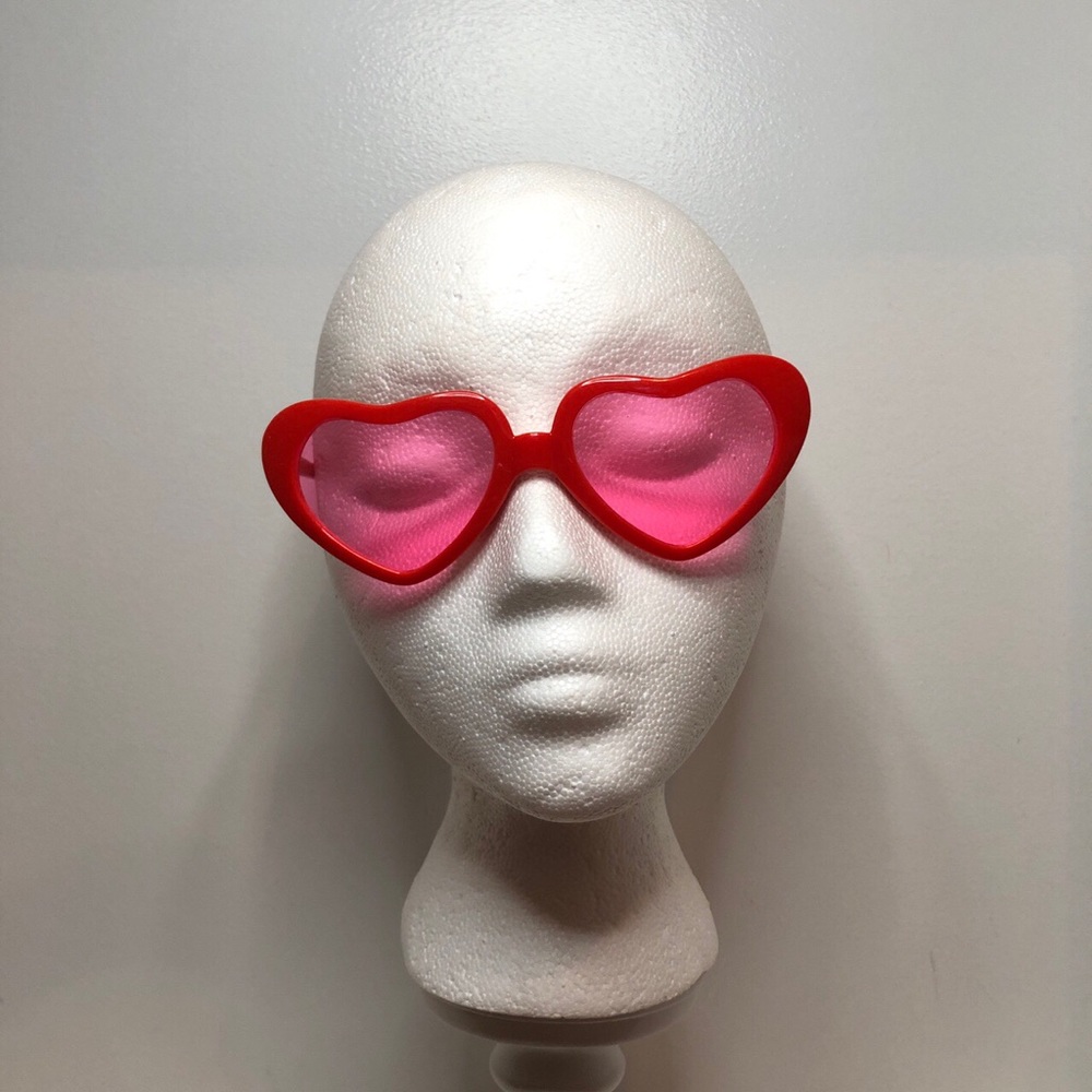 Heart-shaped glasses